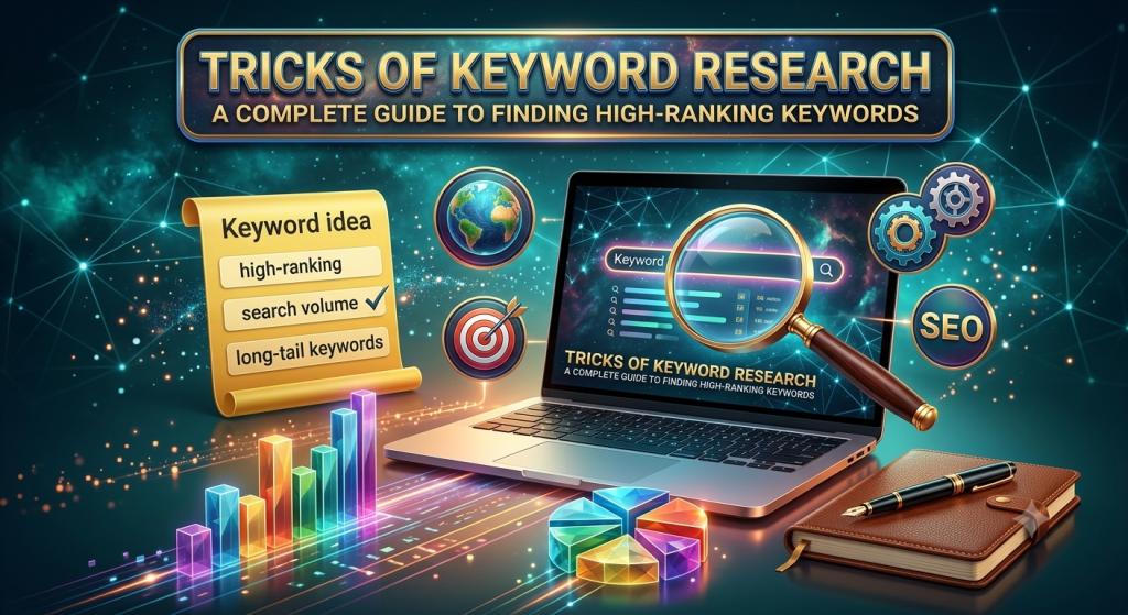 Tricks of keyword research complete guide banner image