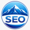 SEO Expert in Nepal logo with mountain icon